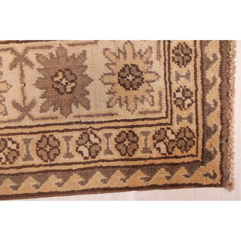 ECARPETGALLERY Hand-knotted Finest Kargahi Grey Wool Rug - 6'10 x 9'4