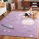preview thumbnail 27 of 69, SAFAVIEH Carousel Kids Kyle Solar System Rug 2' x 3' - Purple/Orange - Rectangle
