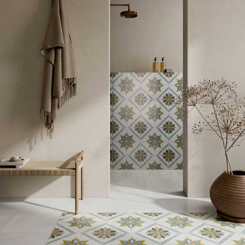 Monastery 8in x 8in Porcelain Floor and Wall Tile