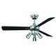 preview thumbnail 1 of 5, Cyrus Urban Loft 42 inch Chrome LED Ceiling Fan with Light - 42-in W x 17-in H x 42-in D