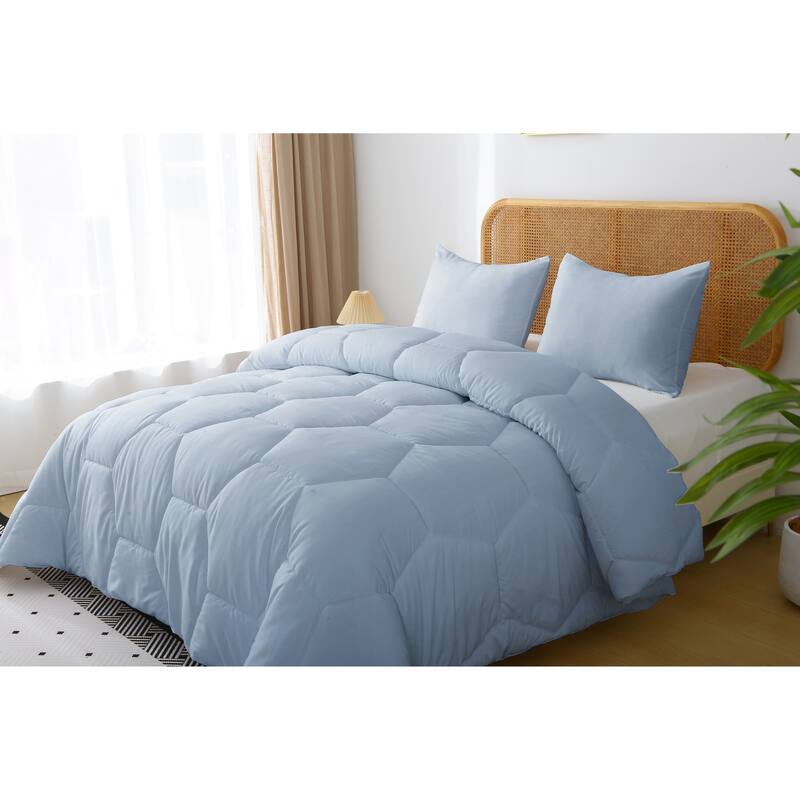 Better Style Home Microfiber Honeycomb Comforter Sets