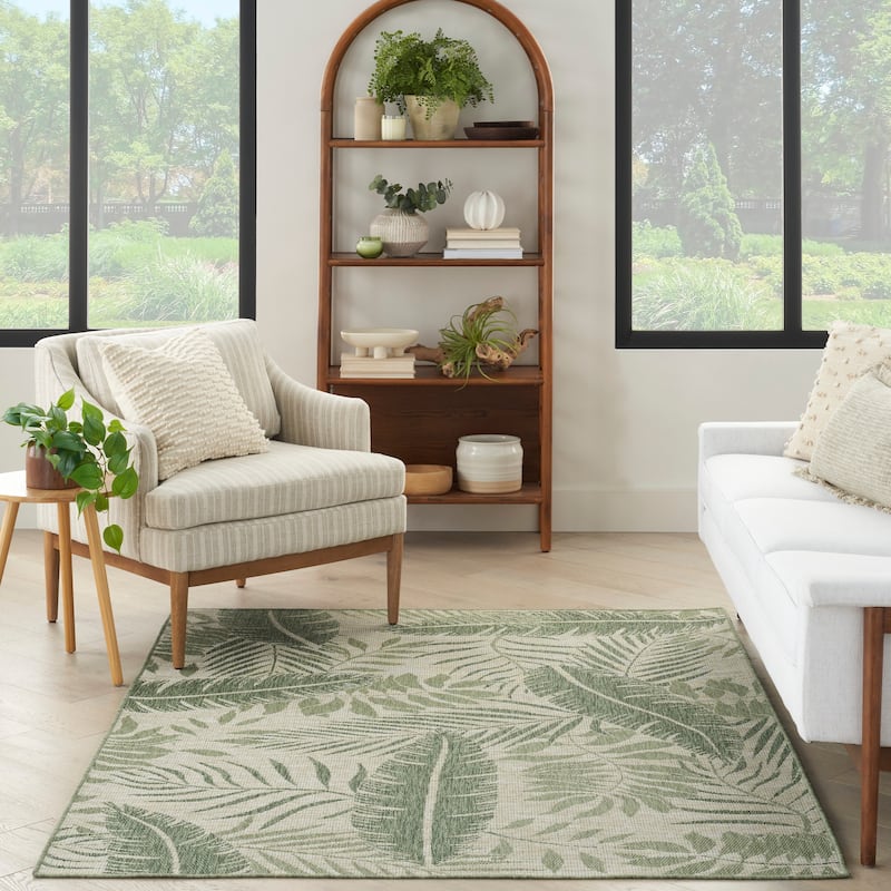 Nourison Garden Oasis Indoor/Outdoor Nature Area Rug