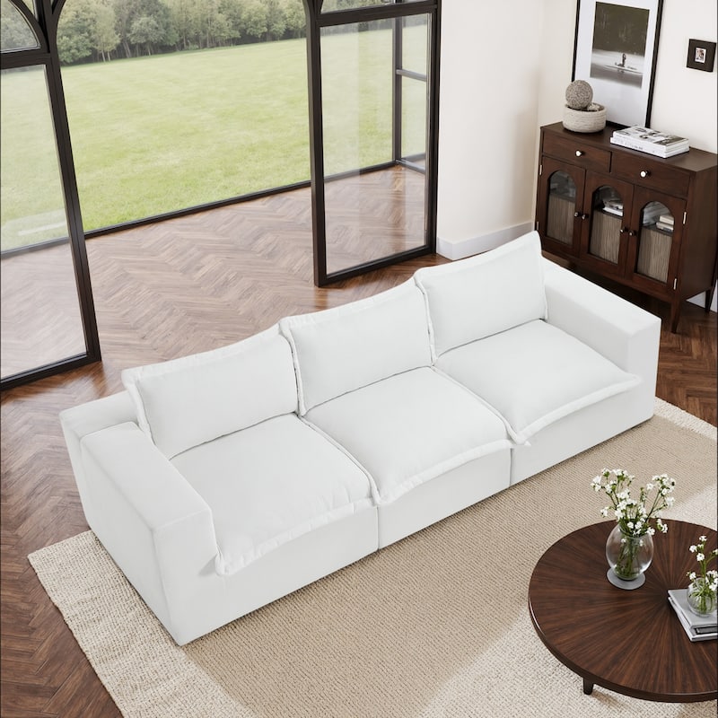 Comfy Cloud Couch Plush Modular Sectional Sofa For Living Room