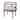 Hathaway 22.5 in. W Oval Upholstered and Wood Traditional Vanity Seat