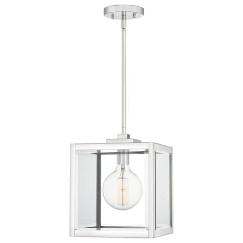 Quoizel Ferguson Polished Nickel 1-light Mini Pendant