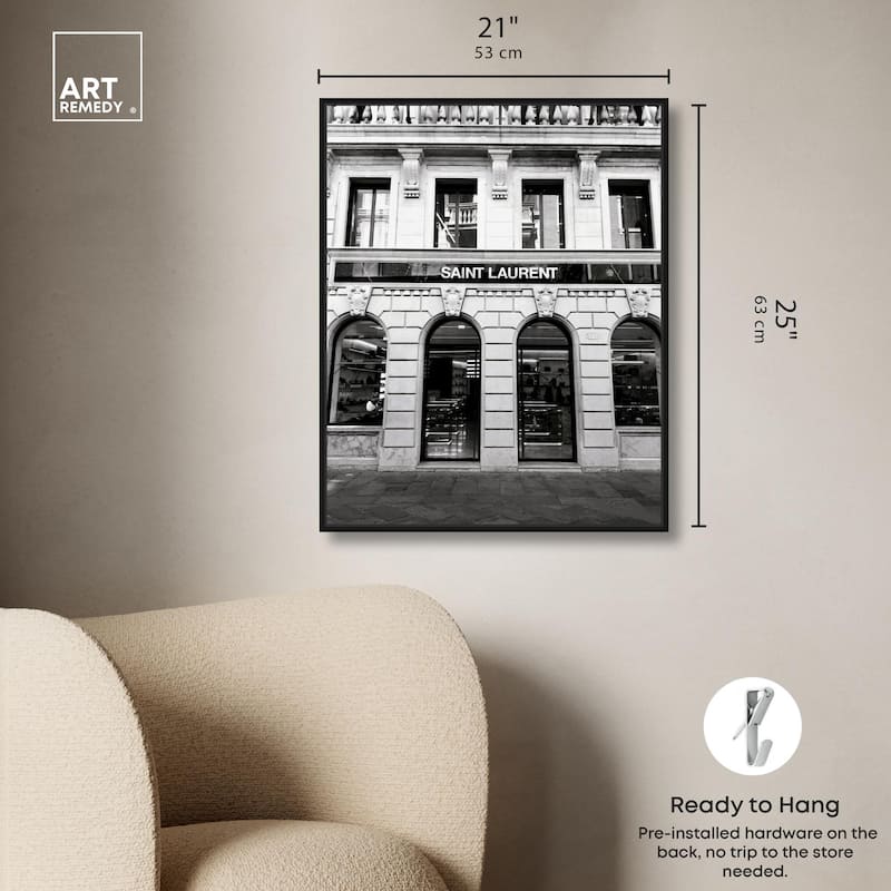 Glam Store front II Canvas by Art Remedy