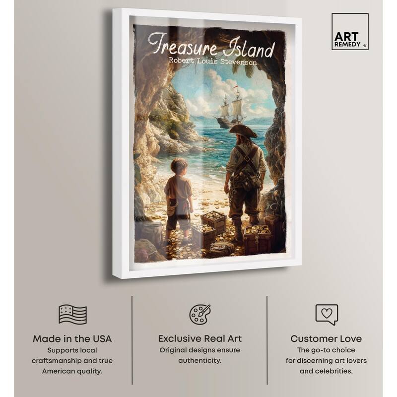 Treasure Island Classic Shadowbox by Art Remedy