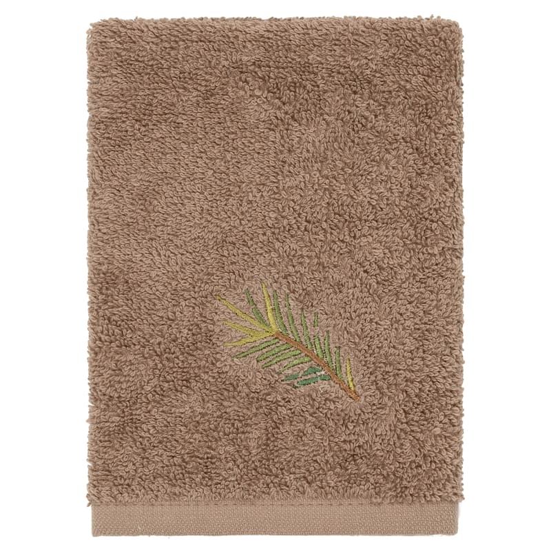 Authentic Hotel and Spa 100% Turkish Cotton Pierre 3PC Embellished Towel Set