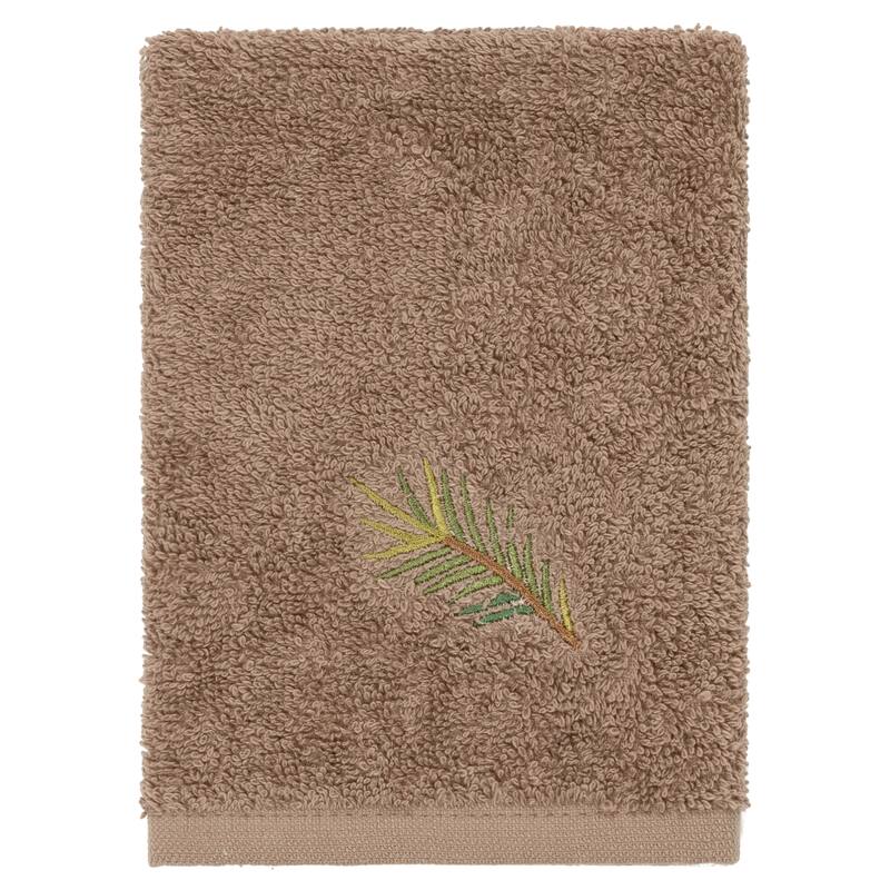 Authentic Hotel and Spa 100% Turkish Cotton Pierre 3PC Embellished Towel Set
