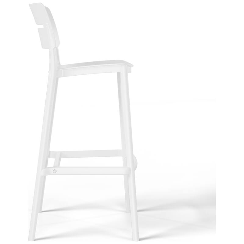 Frond and Form 2-Person Outdoor Round Dining Set Bar Height