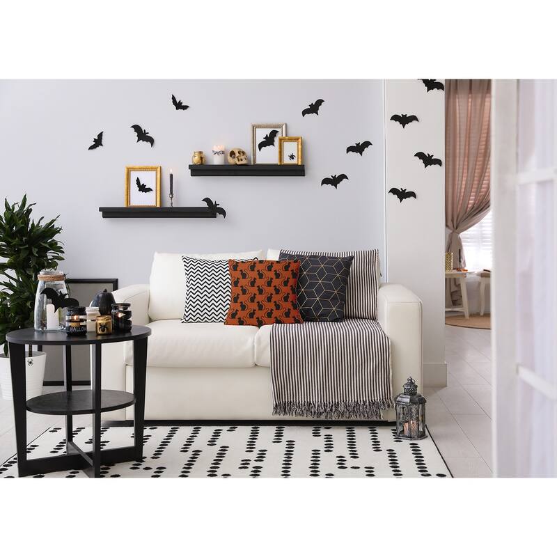 Spooky Cats Decorative Throw Pillow