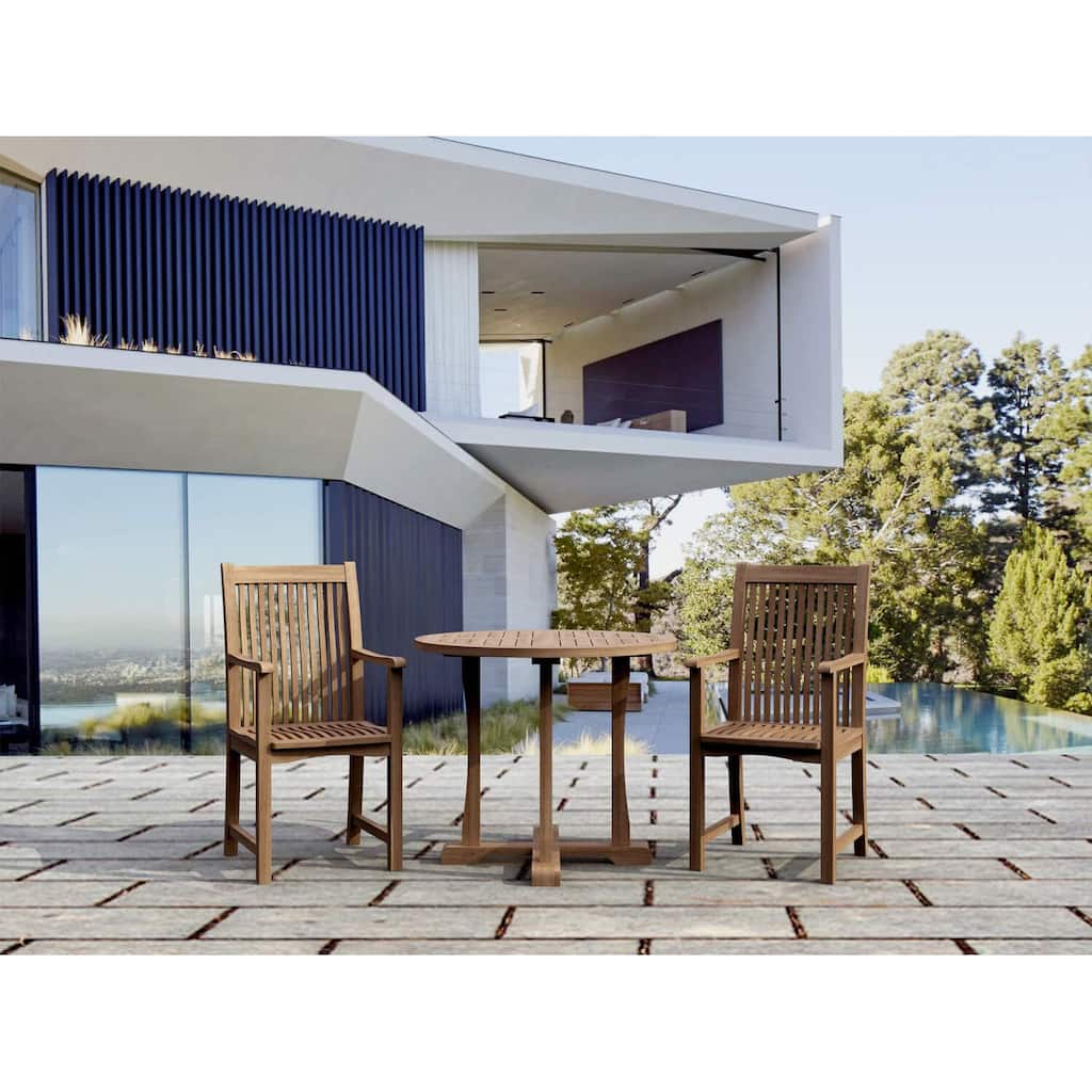 Bahama 5-Piece Dining Set - African Style Chairs & Extension Table