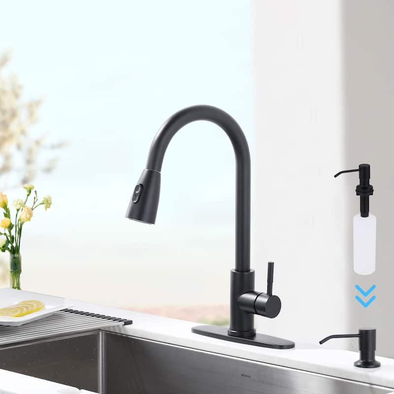 WOWOW Soap Dispenser for Kitchen Sink - N/A
