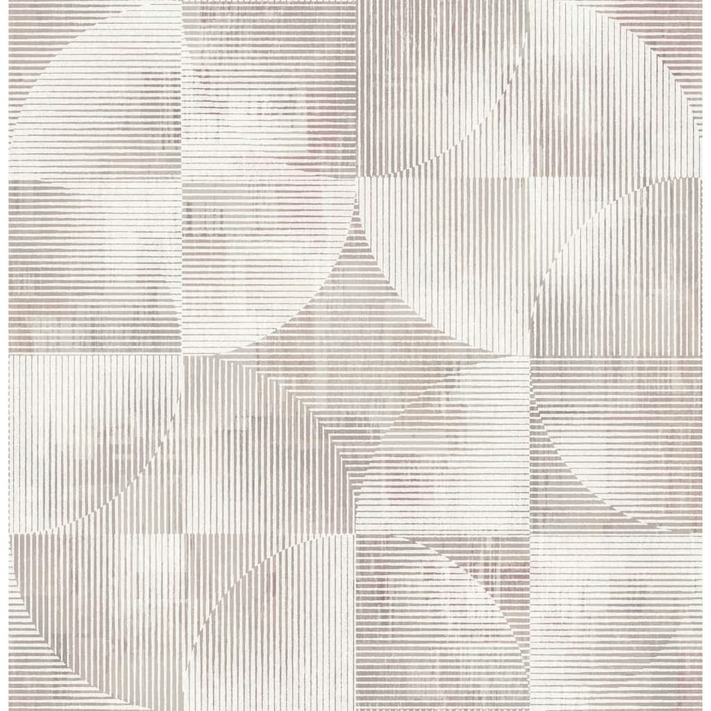 A-Street Prints Woodbine Rose Abstract Geometric Wallpaper