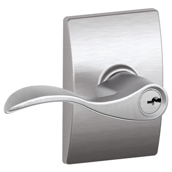 Schlage Accent Single Cylinder Keyed Entry Door Lever Set with