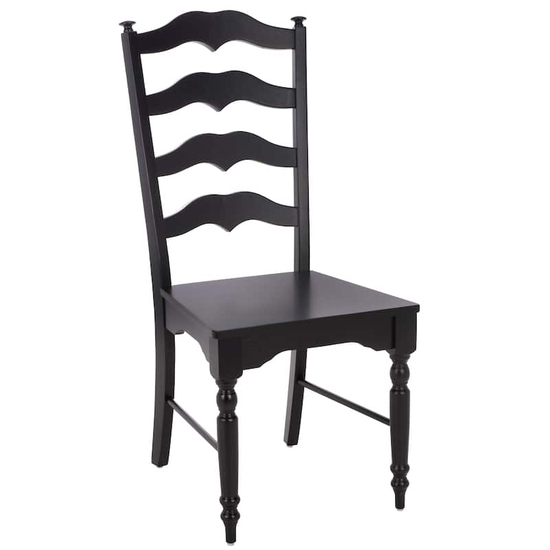 SAFAVIEH HOME Rasia Ladder Back Side Chair - 19"W x 22"D x 41"H