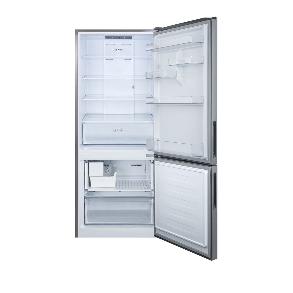 Summit  FFBF279IM  28" Wide 14.8 Cu. Ft. Bottom Mount Refrigerator - Stainless Steel (Stainless Steel)