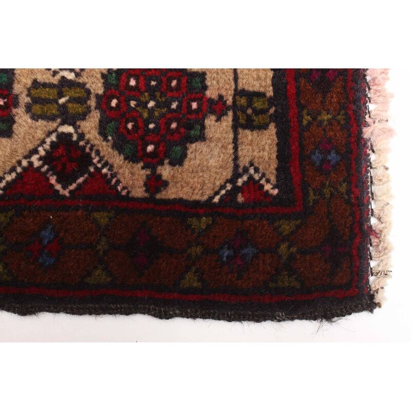 ECARPETGALLERY Hand-knotted Teimani Tan Wool Rug - 3'1 x 4'8