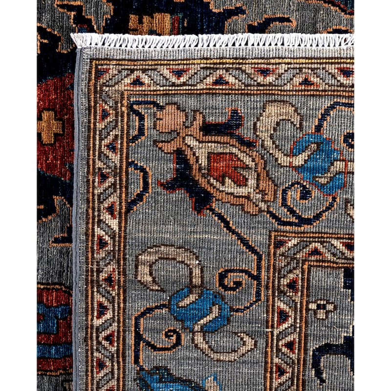 Serapi One-of-a-Kind Hand-Knotted Area Rug - Gray - 8' 2" x 9' 10"