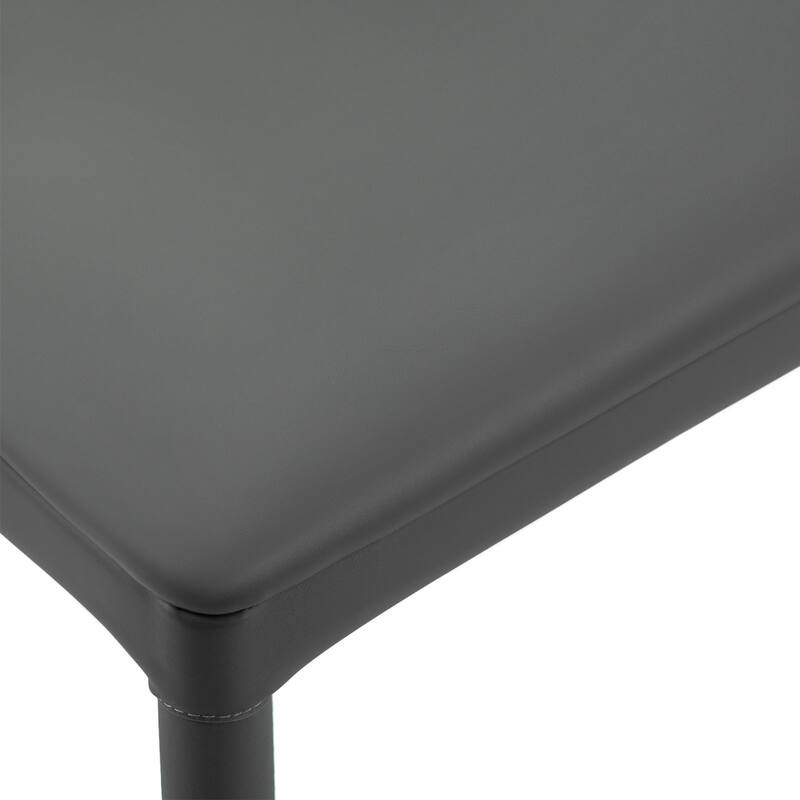 Fully Assembled Microfiber Leather Upholstered Dining Chairs, Set of 2 - 22.44"D x 18.5"W x 32.28"H