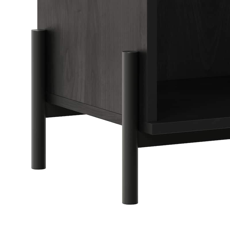 Middlebrook Designs Modern Fluted-Drawer Nightstand