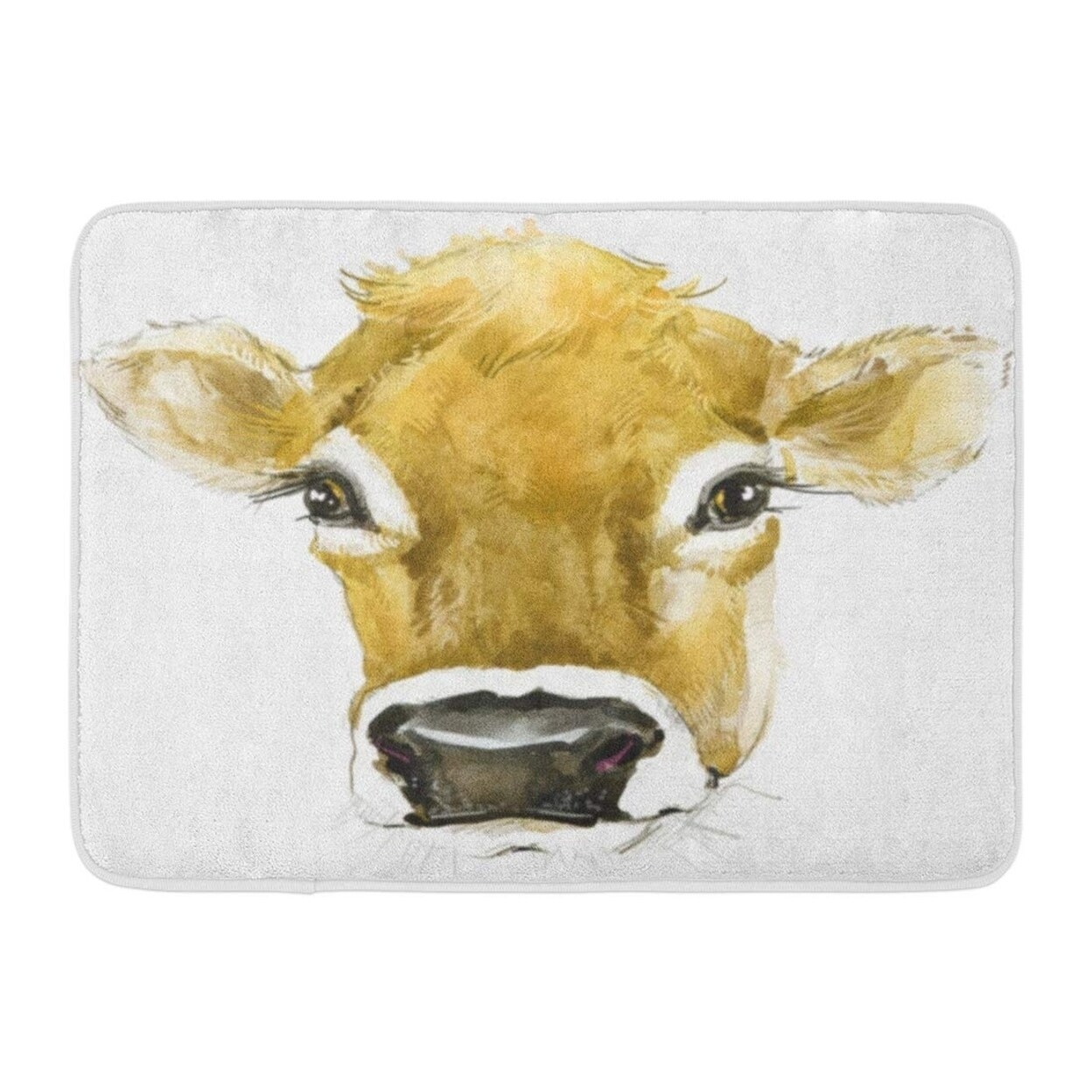 Shop Cartoon Cow Watercolor Cute Drawing Face Farm Milk Doormat Floor Rug Bath Mat 23 6x15 7 Inch Multi Overstock 31774157,Teenage Girl Drawing