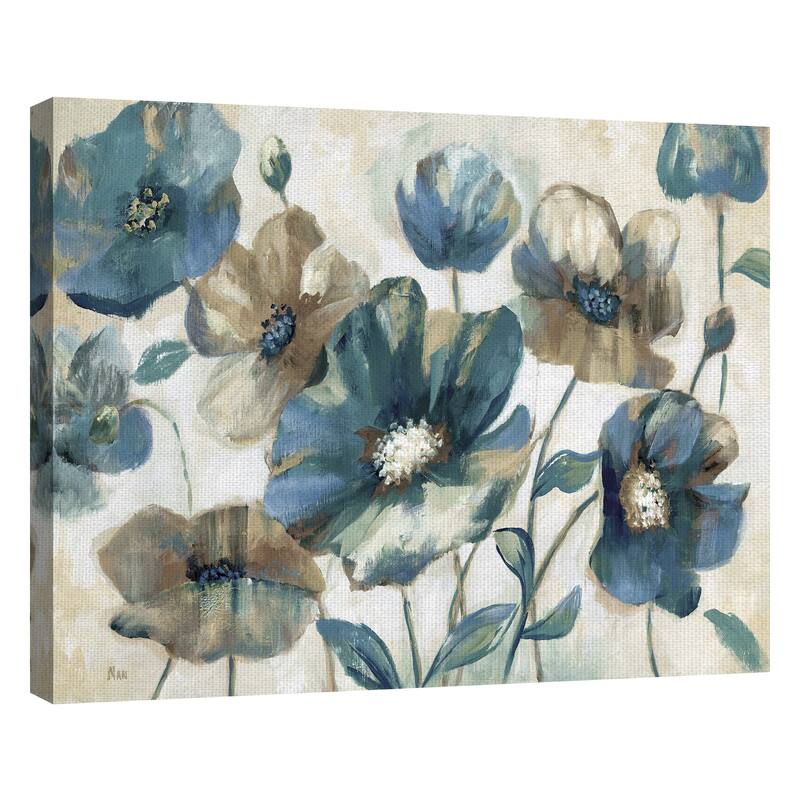 Indigo Garden Light by Nan Canvas Art Print