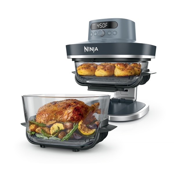 Ninja 公式 Crispi Table Cooker Ninja Crispi Pro 6-in-1 Countertop Glass Air Fryer - Bed Bath