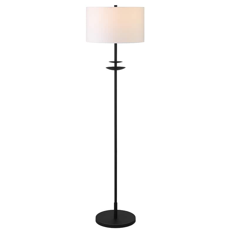 Avery 63" Tall Floor Lamp with Fabric Shade