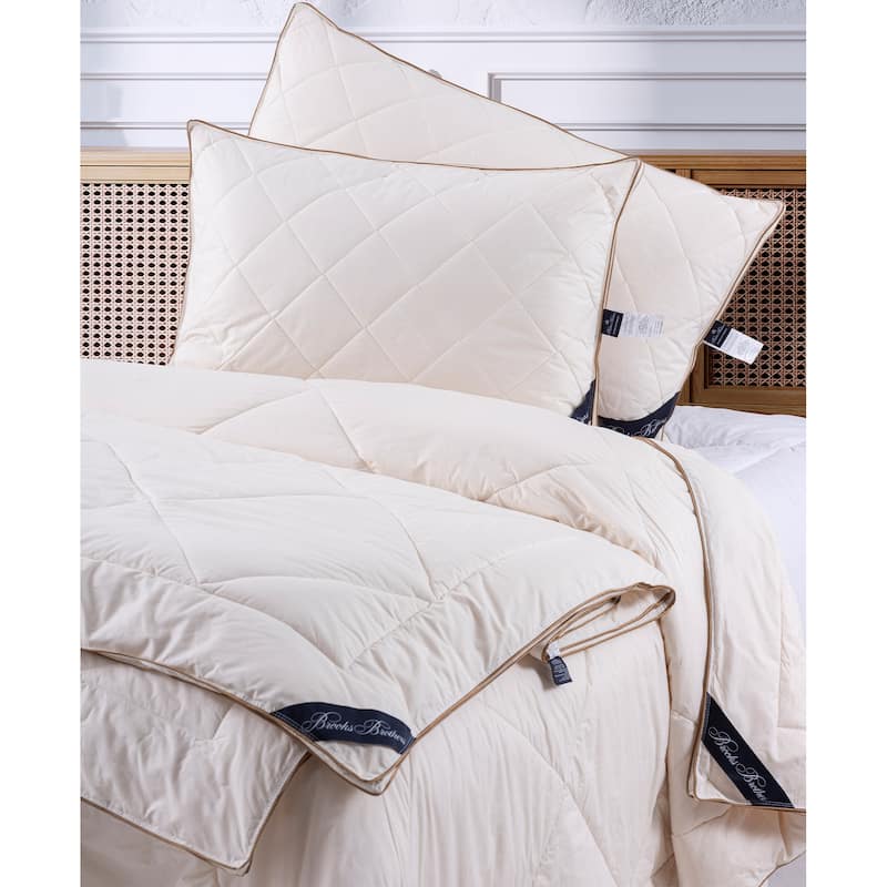 Brooks Brothers Wool Pillow - Cream