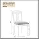 preview thumbnail 25 of 26, Extendable Wooden Dining Table Set with 6 Pieces of Chair Solid Wood Curved Oval for 4-6 People