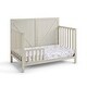 preview thumbnail 5 of 7, 4-in-1 Solid Wood Convertible Crib Washed Gray