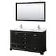 Option Dark Espresso / White Quartz Top / Polished Chrome
