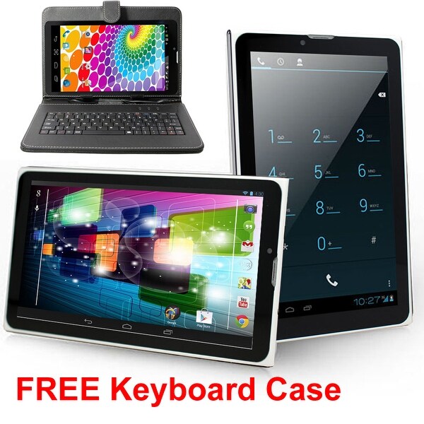 Indigi® 7inch Factory Unlocked 3G SmartPhone 2-in-1 Phablet Android 4.4 KitKat Tablet PC w/ KeyCase included