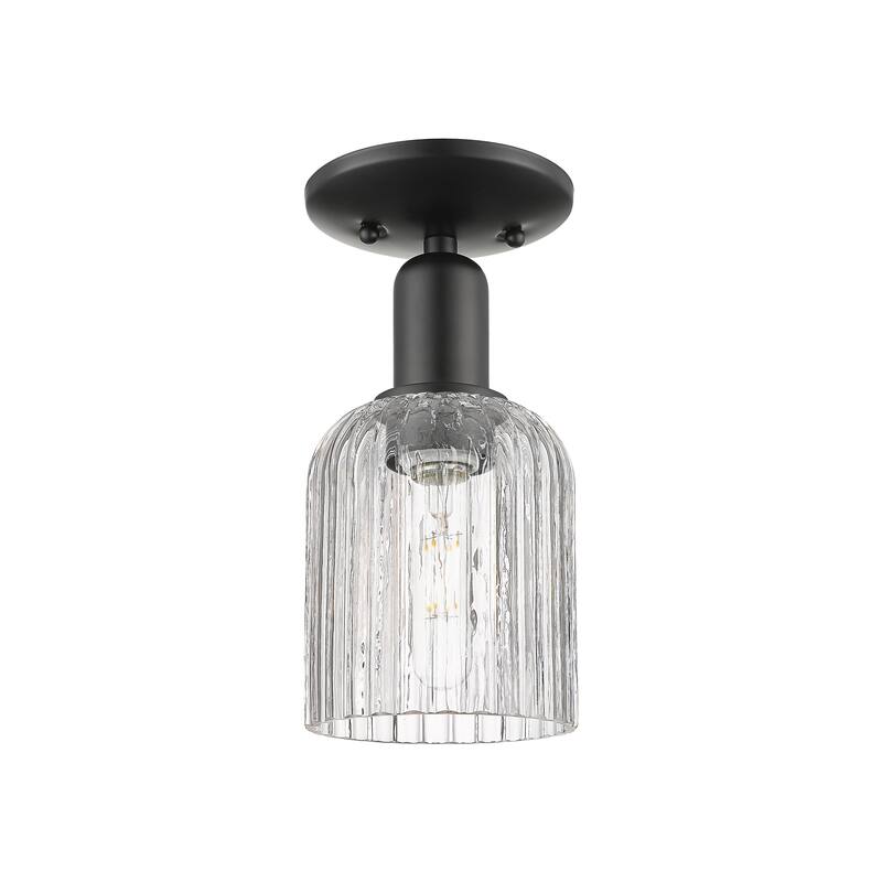 Innovations Lighting Downtown Urban - Bridal Veil - 1 Light 5" Semi-Flush Mount Light