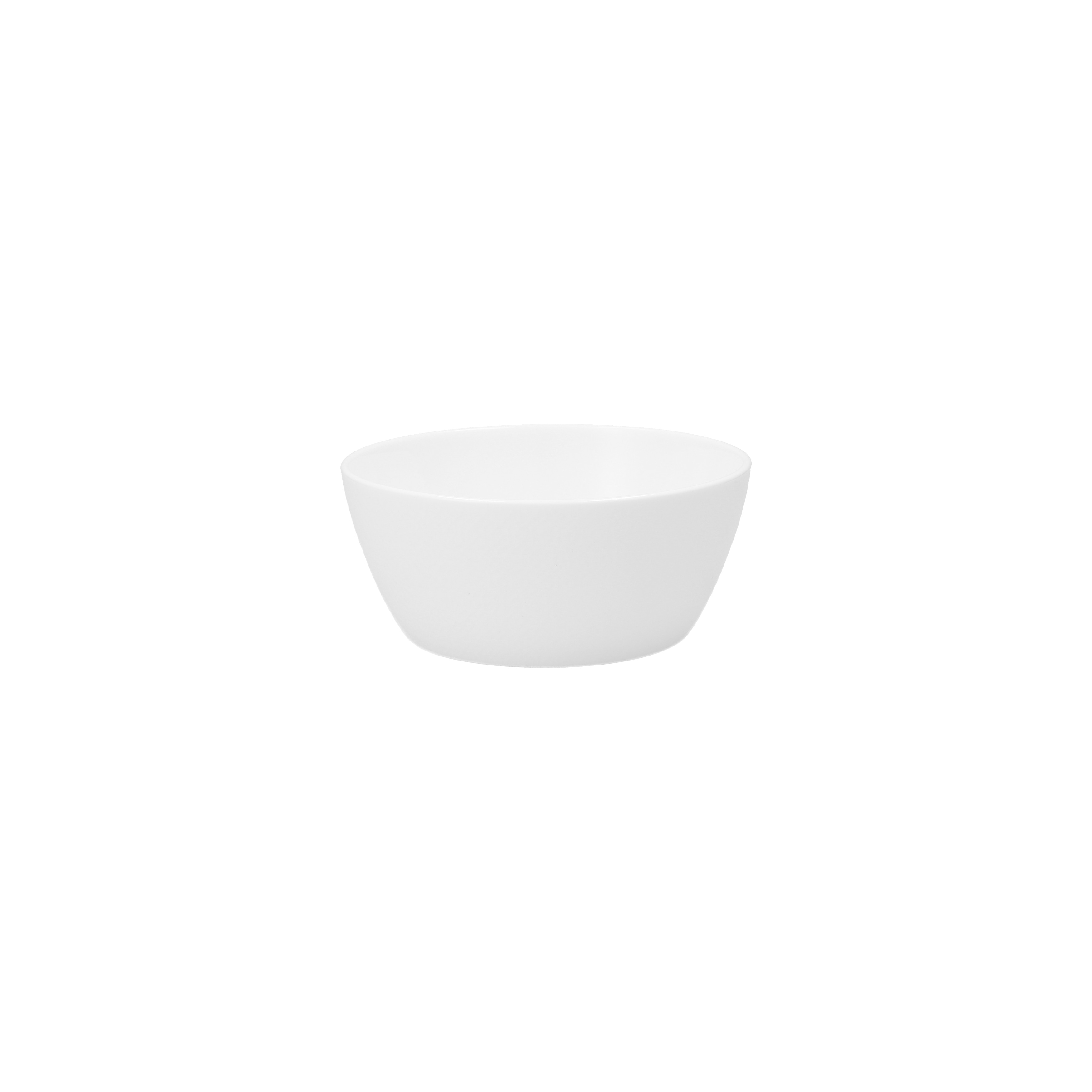 Fortessa Ornament Bone China, 5.5"/ 20 Oz. Cereal Bowl (Set of 4), White/Black