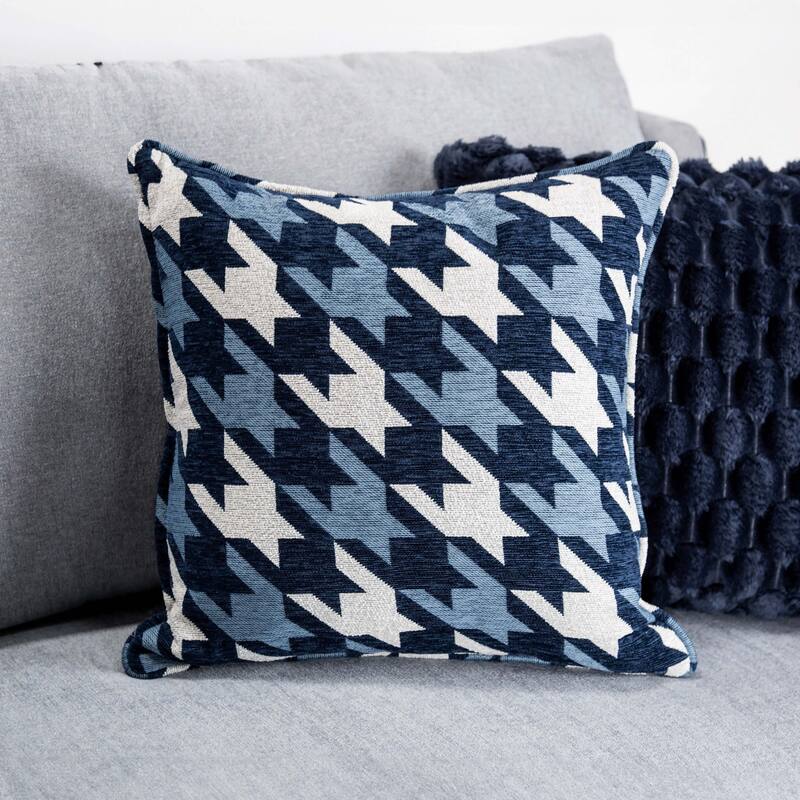 Furniture of America Gregen 4-Piece Grey Solid Wood Sofa and Ottoman Set with Pillows