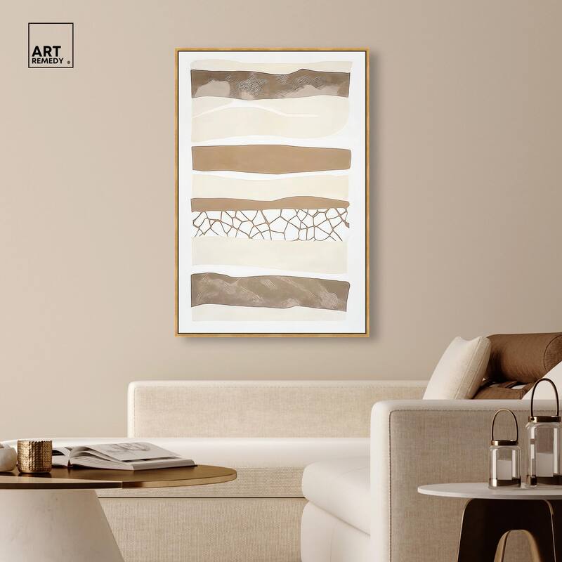 Relief Rifts II Canvas by Art Remedy