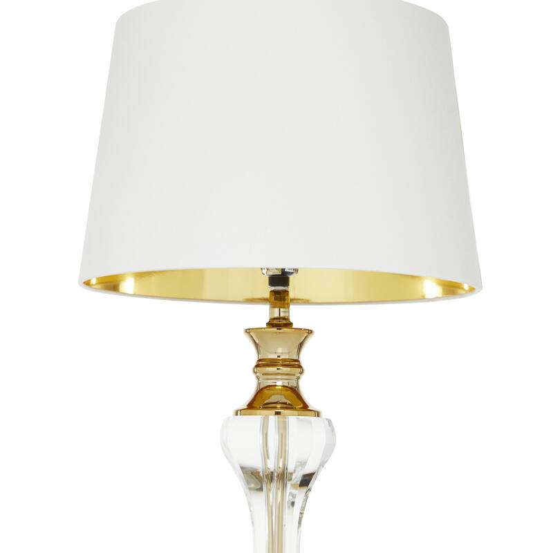 Glass Table Lamp - Gold - Roche River Decor