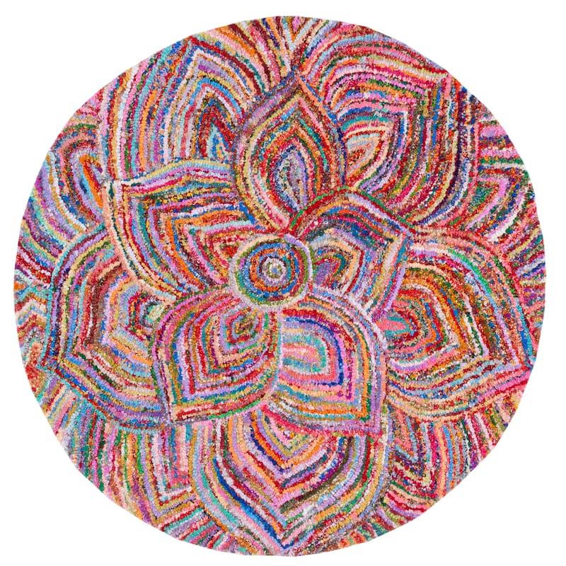 SAFAVIEH Handmade Nantucket Reinhild Contemporary Cotton Rug