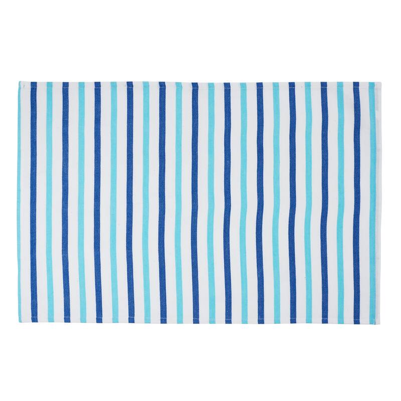 Lakeview Stripe Placemat, Set of 6, 13" x 19"