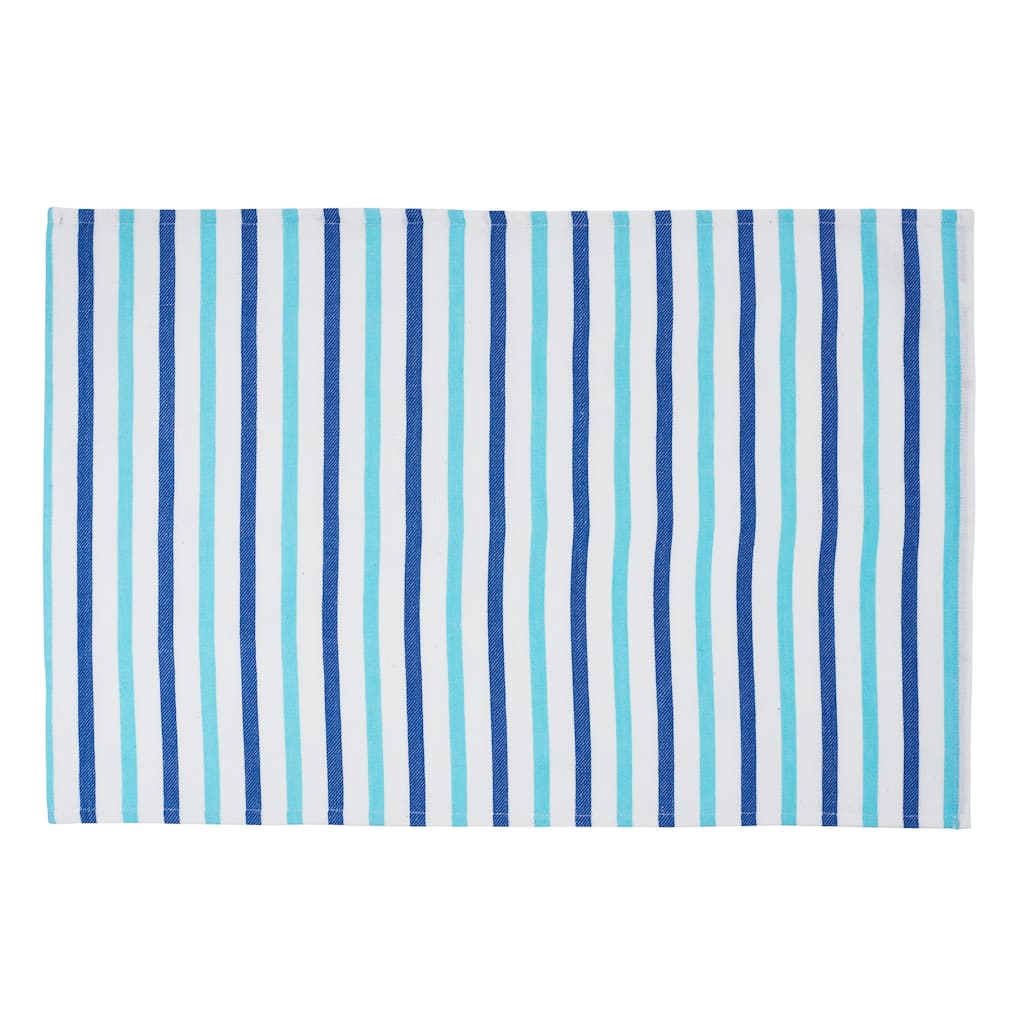 Lakeview Stripe Placemat, Set of 6, 13" x 19"