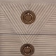 preview thumbnail 6 of 6, Windsor - Three Drawer Chest - Beige Bisque Finish - Antique Brass Hardware
