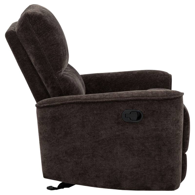 Navarro Chenille Upholstered Glider Recliner