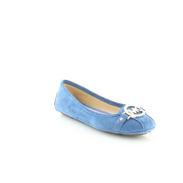 michael kors flats blue
