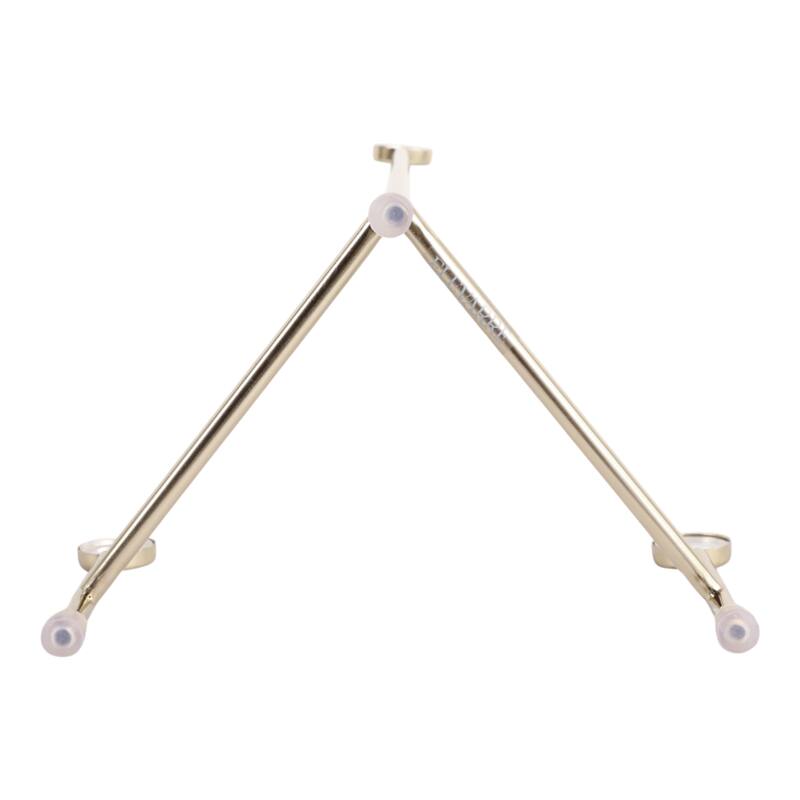 Stylish Metal and Acrylic Easel Stand Decorative Object