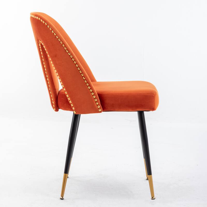Contemporary Velvet Upholstered Dining Chair