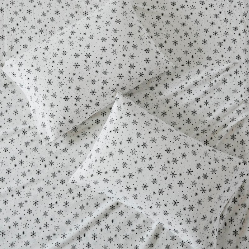 Madison Park Cozy Cotton Flannel Printed Sheet Set