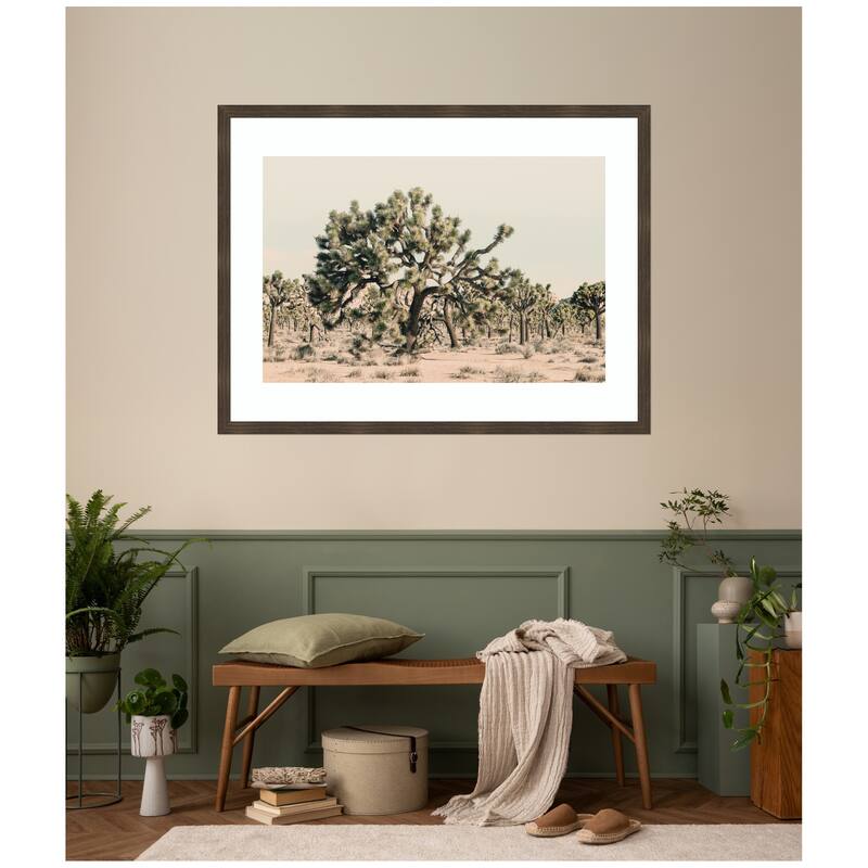 Kate and Laurel Joshua Tree No. 1 by Alicia Bock Framed Wall Art Print