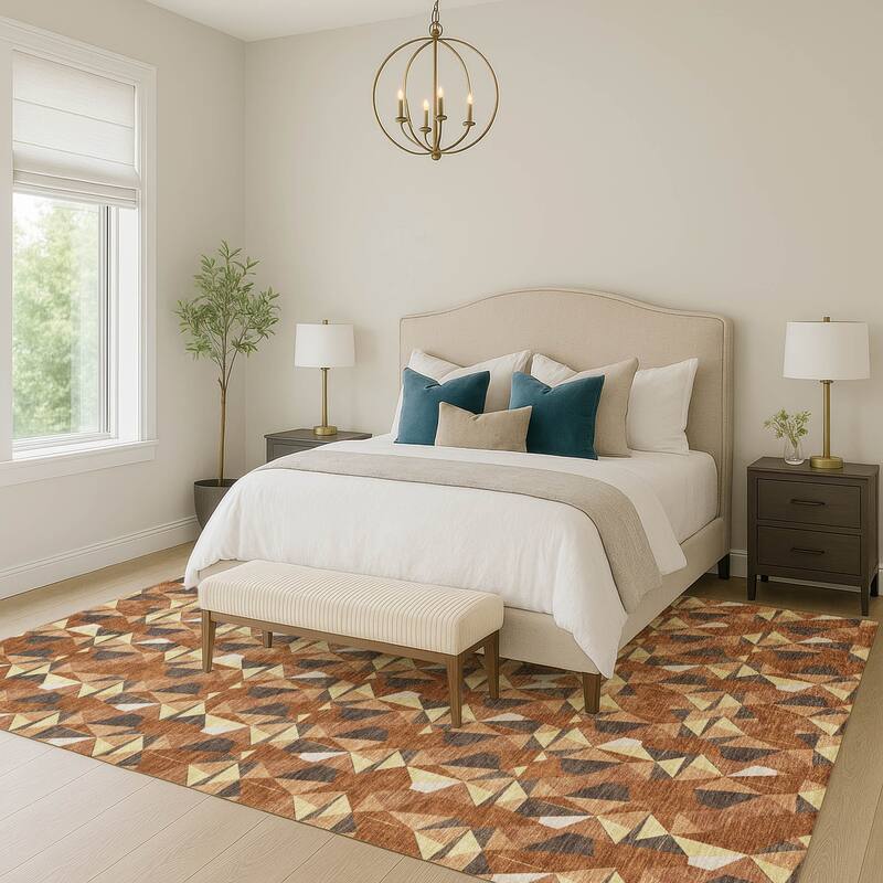 Machine Washable Indoor/ Outdoor Chic Hooper Chantille Rug